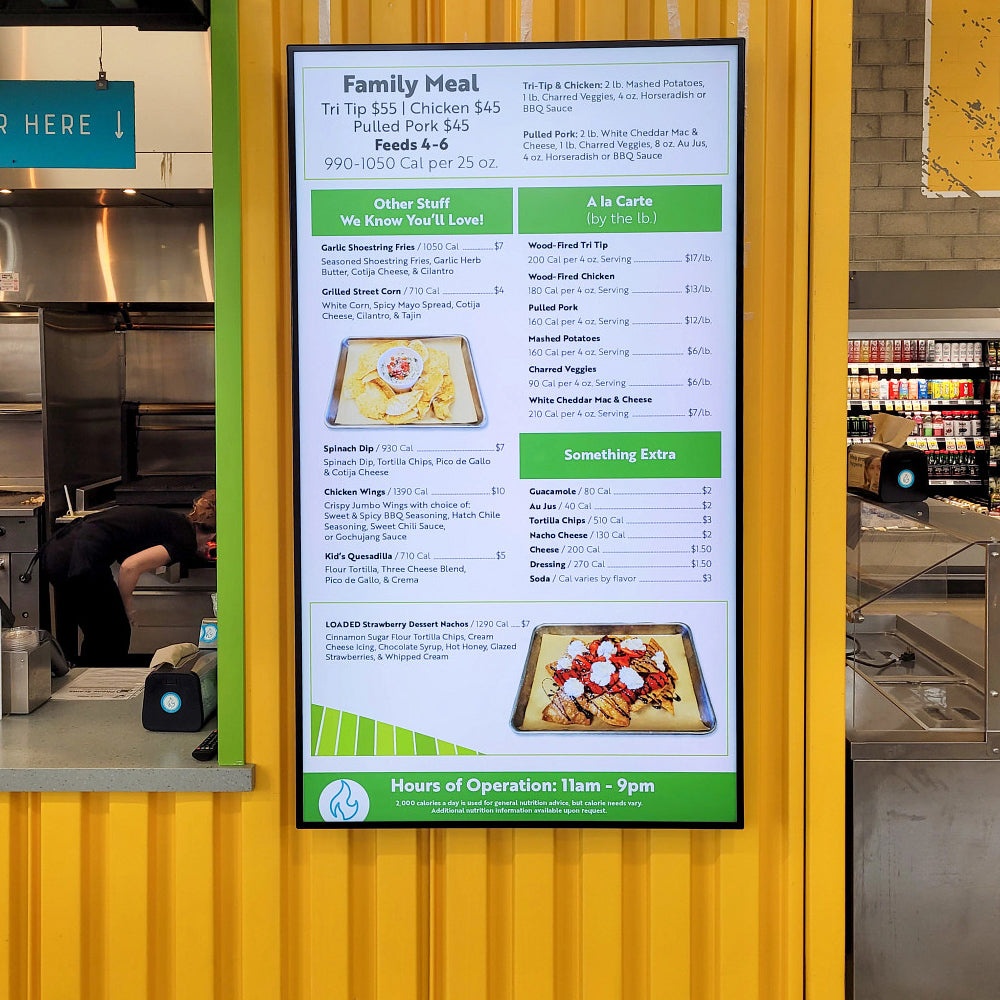 LCD Menu Boards