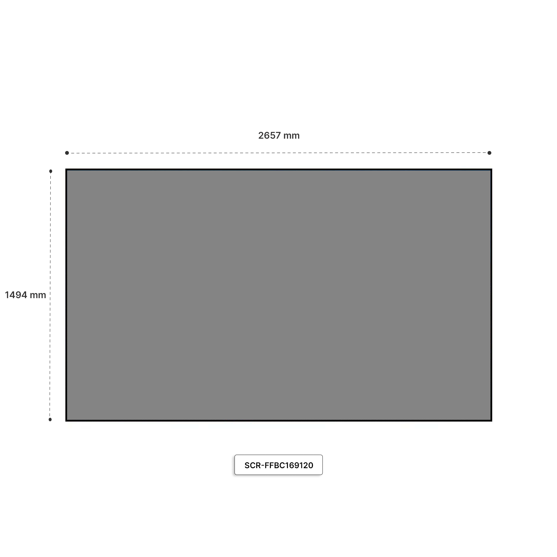 Starview Fix Frame Screen Black Crystal Series