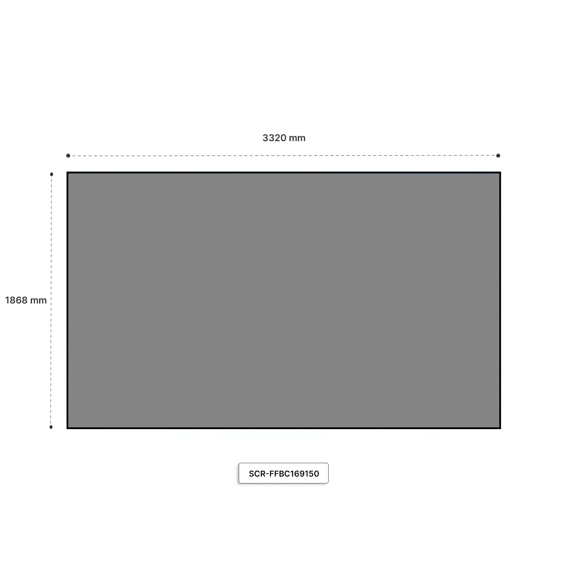 Starview Fix Frame Screen Black Crystal Series